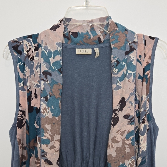 LOGO by Lori Goldstein Multicolor Sleeveless Flowy Tunic - Picture 3 of 8